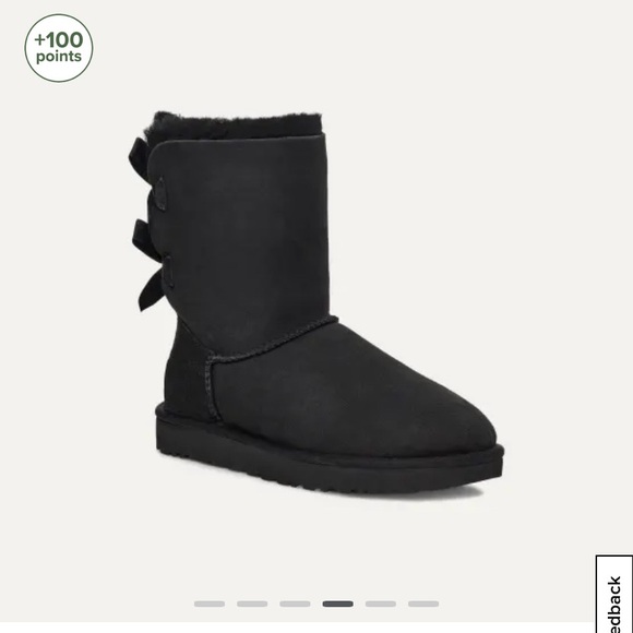 Ugg black Bailey bow ll, double bows, almost new,  soft Uggs - Picture 3 of 9